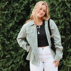 VINTAGE SUEDE OVERSIZED JACKET